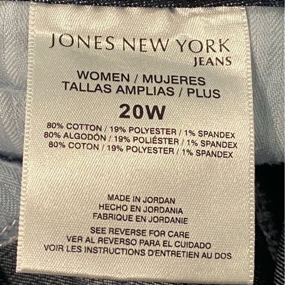 Jones New York Jeans Women Plus Trouser Short Size 20 W - Picture 5 of 13